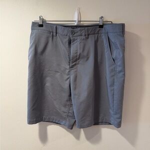 johnnie-O Steel Blue Flat Front Shorts